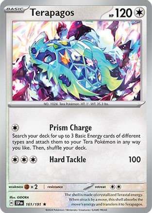 Terapagos - 161/191 - Rare - Holofoil inversé