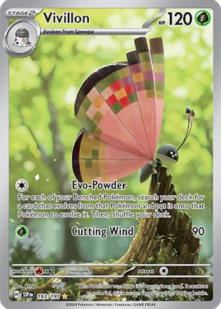 Vivillon - 193/191  - Illustration Rare - Holofoil
