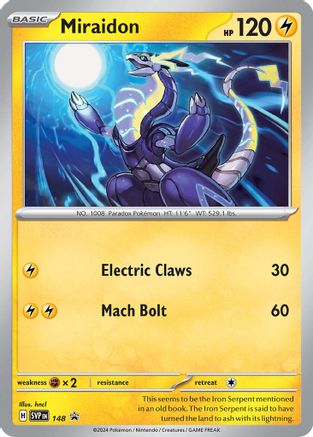 Miraidon - 148  - Promo - Holofoil