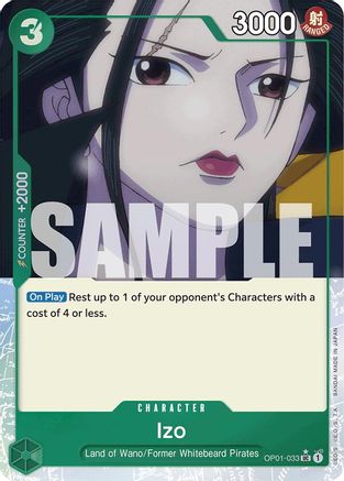 Izo (OP01-033) (Full Art) (OP01-033) - Uncommon