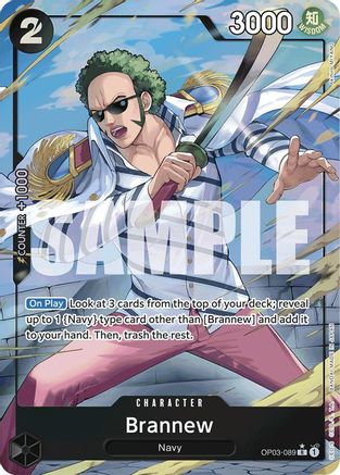 Brannew (Alternate Art) (OP03-089) - Rare