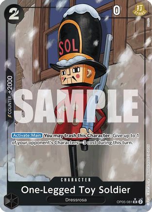 One-Legged Toy Soldier (Full Art) (OP05-081) - Uncommon