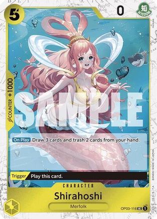 Shirahoshi (OP03-116) (Jolly Roger Foil) (OP03-116) - Peu Courante