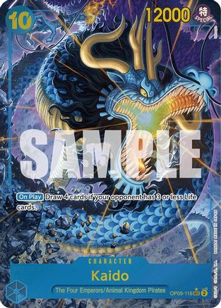 Kaido (OP05-118) (Alternate Art) (OP05-118) - Secret Rare