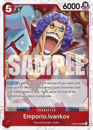 Emporio.Ivankov (Jolly Roger Foil) (OP06-003) - Uncommon