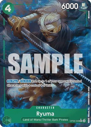 Ryuma (Full Art) (OP06-036) - Rare