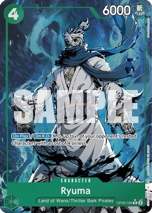 Ryuma (Alternate Art) (OP06-036) - Rare