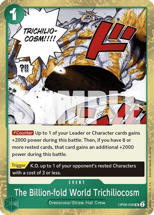 The Billion-fold World Trichiliocosm (Jolly Roger Foil) (OP06-038) - Uncommon