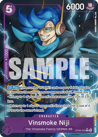 Vinsmoke Niji (OP06-065) (Alternate Art) (OP06-065) - Rare
