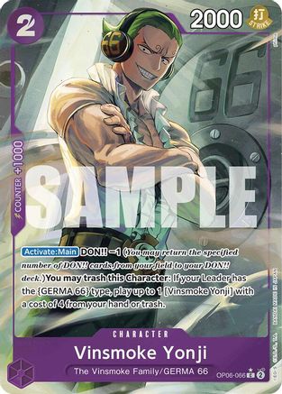 Vinsmoke Yonji (OP06-066) (Full Art) (OP06-066) - Common