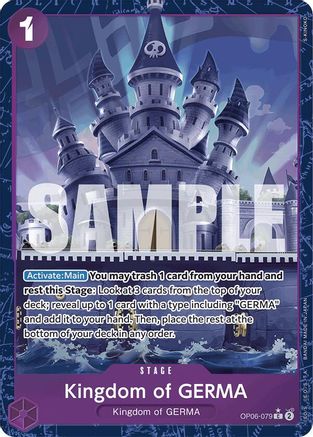 Kingdom of GERMA (Alternate Art) (OP06-079) - Common