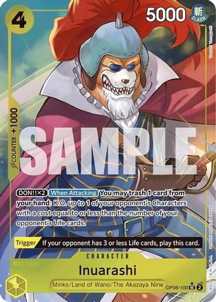 Inuarashi (Full Art) (OP06-100) - Uncommon