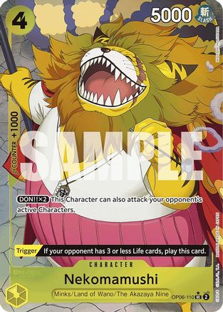 Nekomamushi (Full Art) (OP06-110) - Uncommon