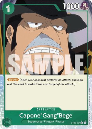 Capone "Gang" Bege (ST02-004) (Full Art) (ST02-004) - Commune