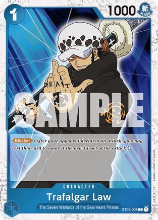 Trafalgar Law (ST03-008) (Jolly Roger Foil) (ST03-008) - Common