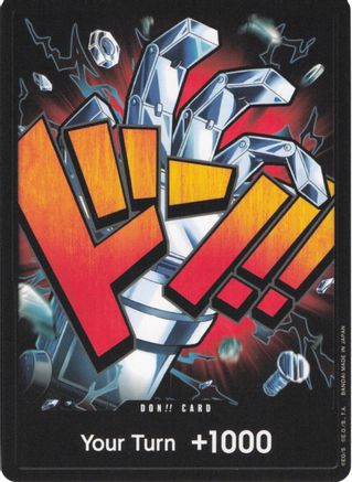 CARTE DON!! (Eustass « Capitaine » Kid) - DON!!