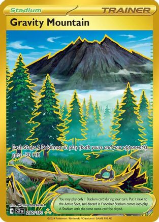 Gravity Mountain - 250/191  - Hyper Rare - Holofoil