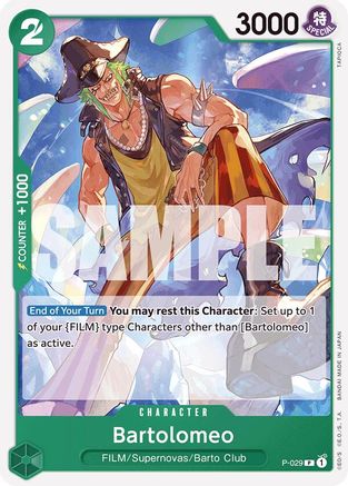 Bartolomeo (P-029) (Reprint) (P-029)  -  Promo