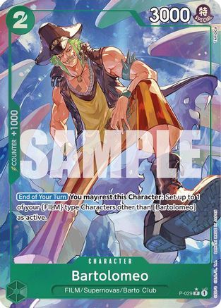 Bartolomeo (P-029) (Full Art) (P-029) - Promo