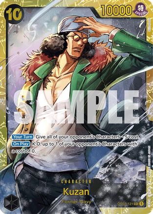 Kuzan (OP02-121) (Reprint) (OP02-121) - Secret Rare