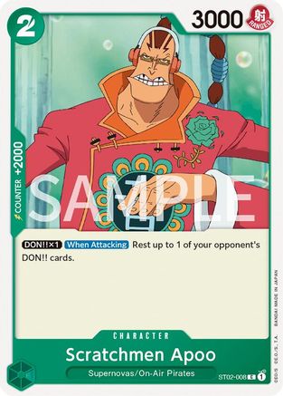 Scratchmen Apoo (ST02-008) - Courante