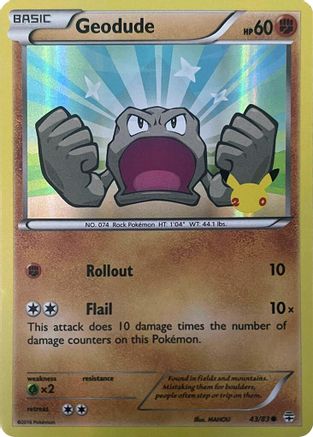 Geodude (Stamped) - 043/083 - Promo - Holofoil