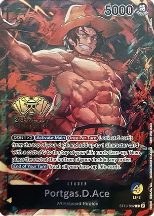 Portgas D. Ace (Tournoi 2e anniversaire) (ST13-002) - Chef de file