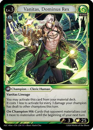 Vanitas, Dominus Rex (234) -  Super Rare