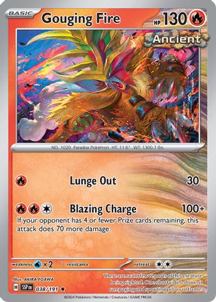 Gouging Fire - 038/191  - Promo - Normal