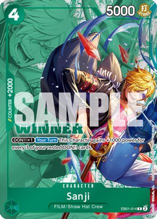 Sanji (Winner Pack 2025 Vol. 1) (EB01-014) - Rare