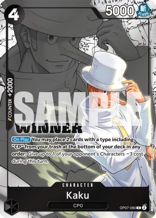 Kaku (Winner Pack 2025 Vol. 1) (OP07-080)  -  Rare