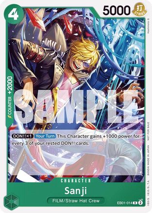 Sanji (Tournament Pack 2025 Vol. 1) (EB01-014)  -  Rare