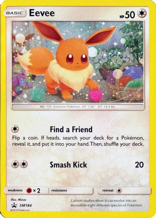 Eevee - SM184 (Cosmos Holo)  - Promo - Holofoil