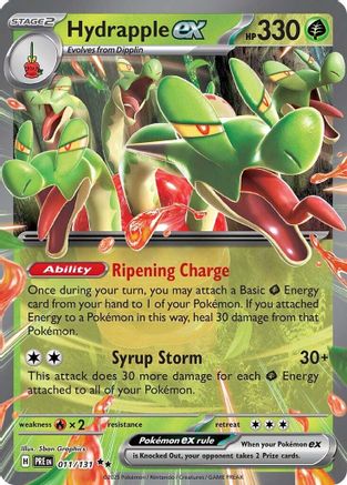 Hydrapple ex - 011/131 - Double Rare - Holofoil