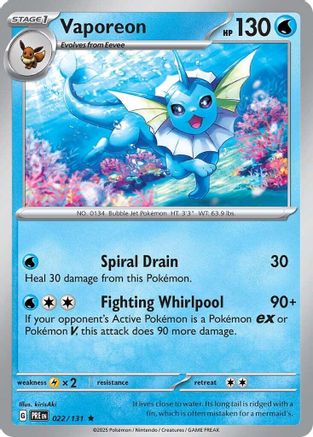 Aquali - 022/131 - Rare - Holofoil inversé