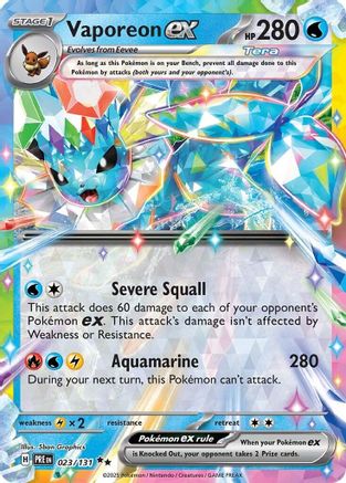 Aquali ex - 023/131 - Double Rare - Holographique
