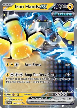 Iron Hands ex - 031/131  - Double Rare - Holofoil