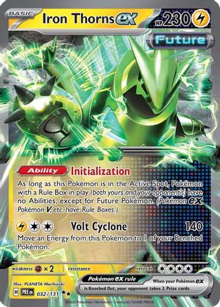 Iron Thorns ex - 032/131 - Double Rare - Holofoil