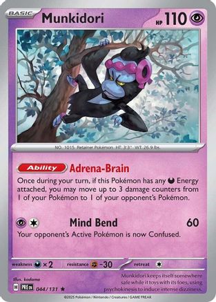 Munkidori - 044/131 - Rare - Reverse Holofoil
