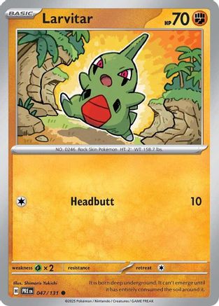 Larvitar - 047/131 - Common - Normal