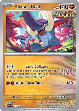 Great Tusk - 055/131 - Uncommon - Normal