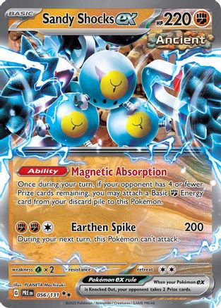 Sandy Shocks ex - 056/131  - Double Rare - Holofoil
