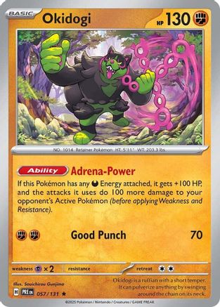 Okidogi - 057/131 - Rare - Reverse Holofoil