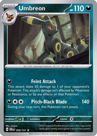 Noctali - 059/131 - Rare - Holo inversée