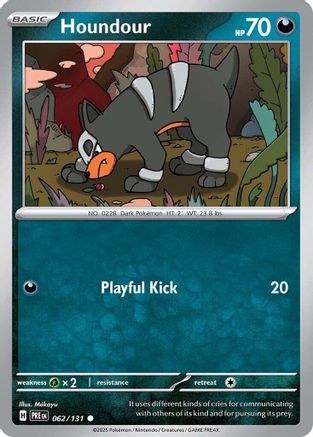 Houndour - 062/131 - Common - Normal