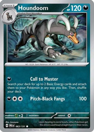 Houndoom - 063/131 - Common - Normal