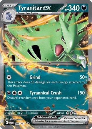 Tyranocif ex - 064/131 - Double Rare - Holofoil