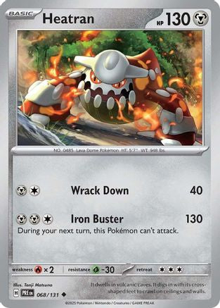 Heatran - 068/131 - Uncommon - Normal