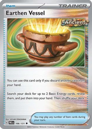 Récipient en Terre - 106/131 - Peu commune - Holofoil inversé