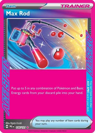 Max Rod - 116/131 - ACE SPEC Rare - Holofoil